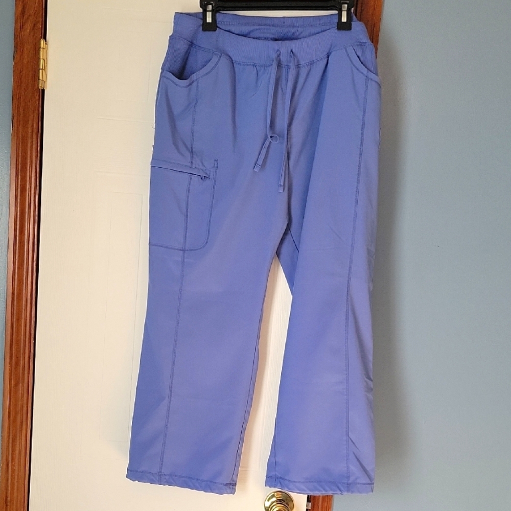Infinity Blue Scrubs Drawstring Pants Size XLP